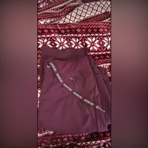 Wine Medcouture scrub pants